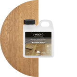 WOCA Denmark Natural Soap Bundle - 2x(1L) -Concentrated Cleaner for Oil-Treated Hardwood Floors, Furniture, Millwork, Cutting Boards, and Countertops.
