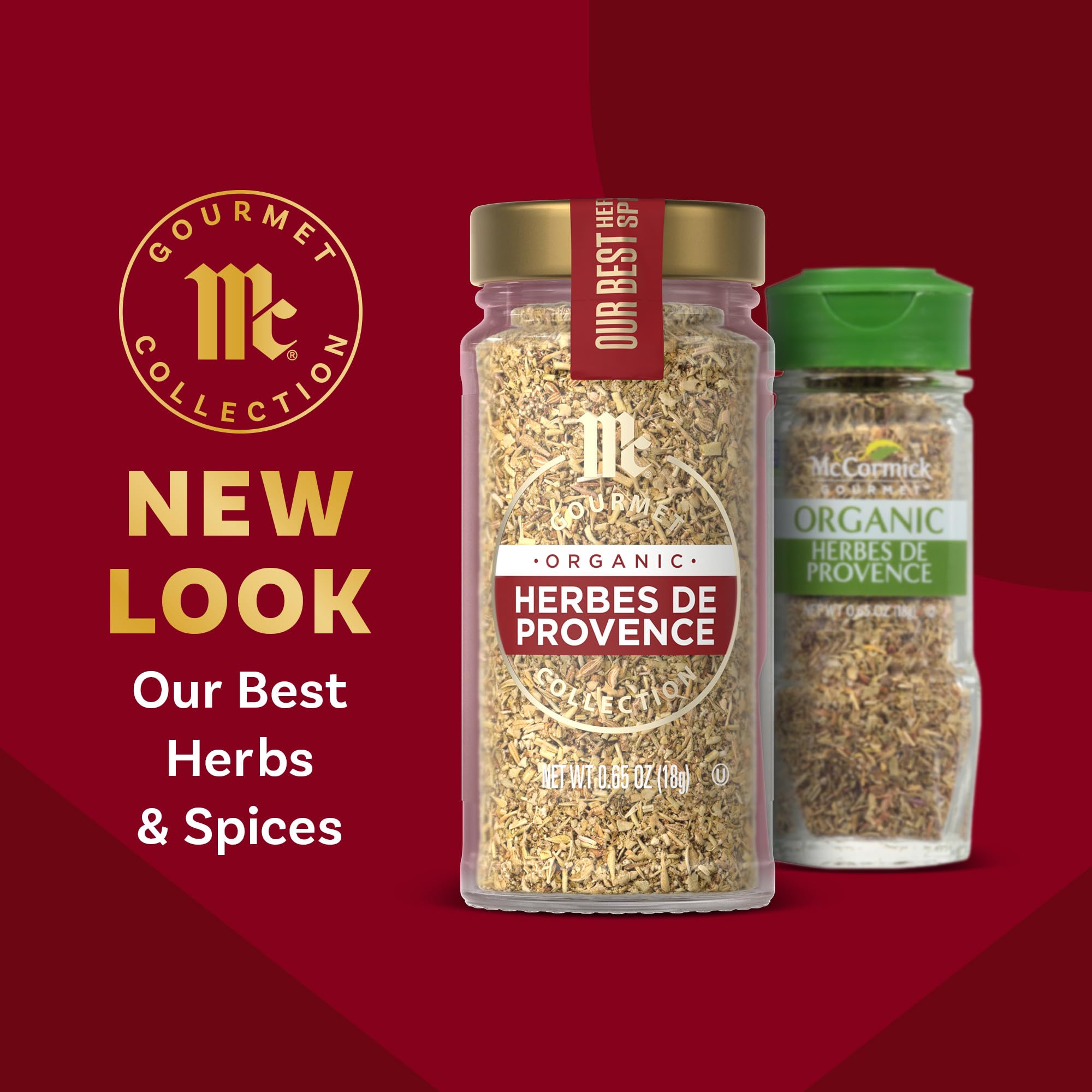 McCormick Gourmet Organic Herbes De Provence, 0.65 Oz