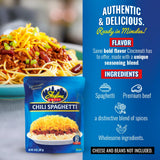 Skyline Chili & Spaghetti - Cincinnati Style - Authentic Recipe in Microwavable Pouches, Ideal for Cheese Coneys & Hot Dogs - Classic Flavor, Easy