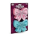 Genuine Fred Tidy Ties Coquette Bow Sponges, Set of 2, Pink and Blue, Durable Layered Sponges, Girly Coquette Kitchen Accessory, Gift-Ready Packaging