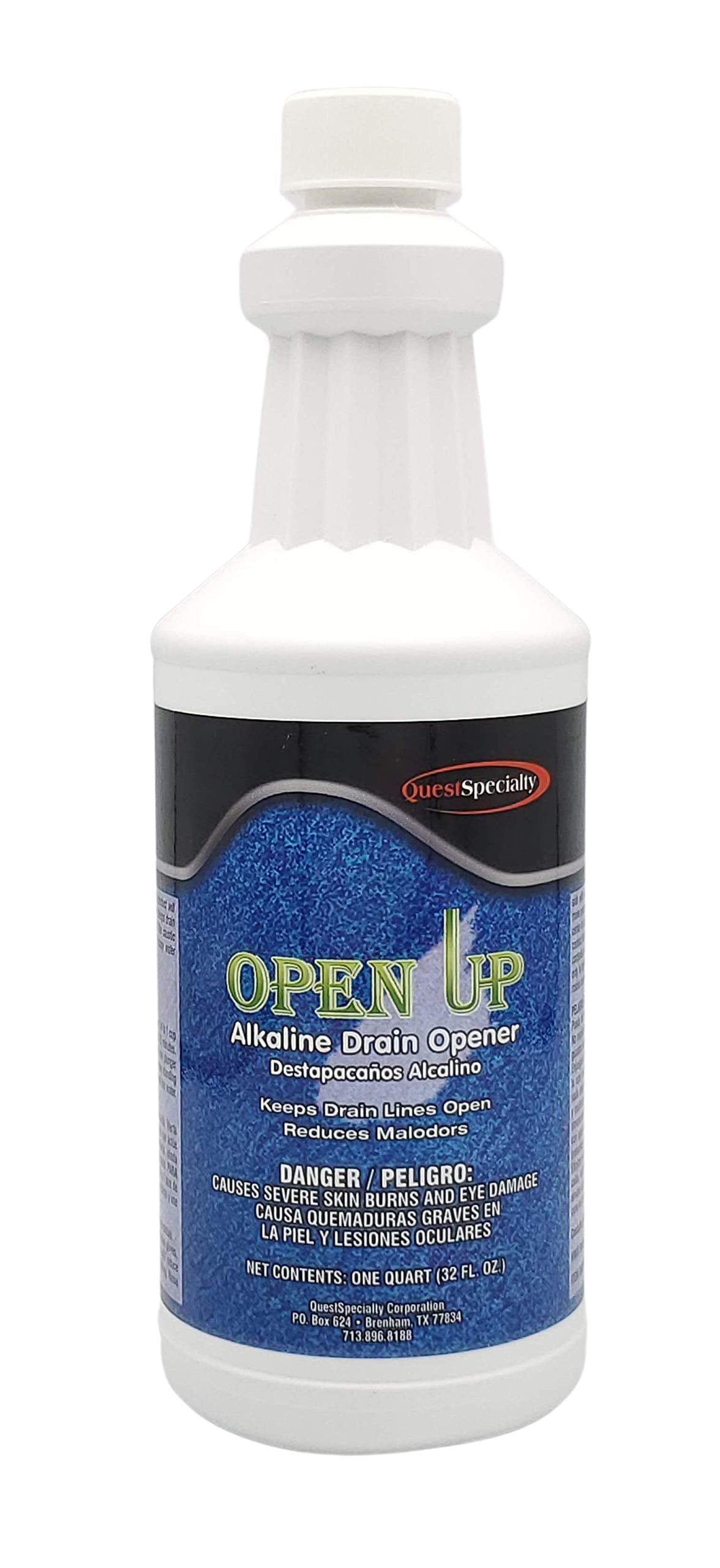 Open UP Alkaline Drain Opener, 1 Quart Bottle, 1 Count