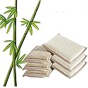 UKEENOR Natural Bamboo Sponges Kitchen Cleaning Sponges Dish Sponges Reusable Dish Washing Sponges Super Absorbent 6 Packs
