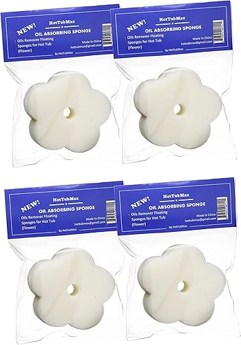 Oil Absorbing Scum Sponge (Flower) (4)