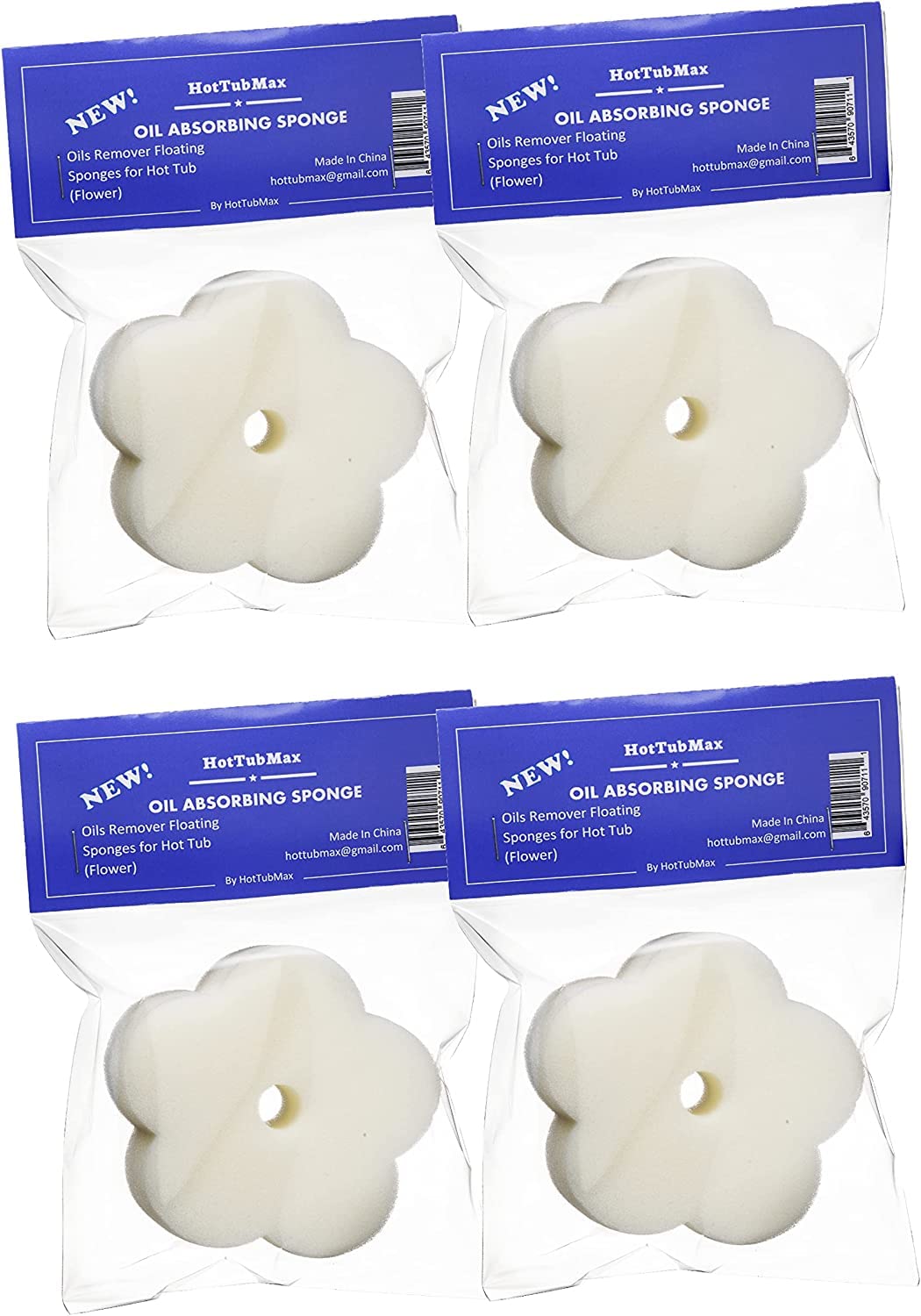 Oil Absorbing Scum Sponge (Flower) (4)