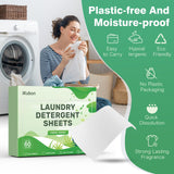Laundry Detergent Sheets, Hypoallergenic Laundry Sheets Detergent, Eco Liquidless Laundry Detergent, No Plastic & Easy Carry for Travel/Home/Dorm - Up
