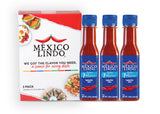 Mexico Lindo 7 Mares Hot Sauce | Perfect for Fish & Seafood | 10,800 Scoville Level | Spicy Flavor | 5 Fl Oz Bottles (Pack of 3)
