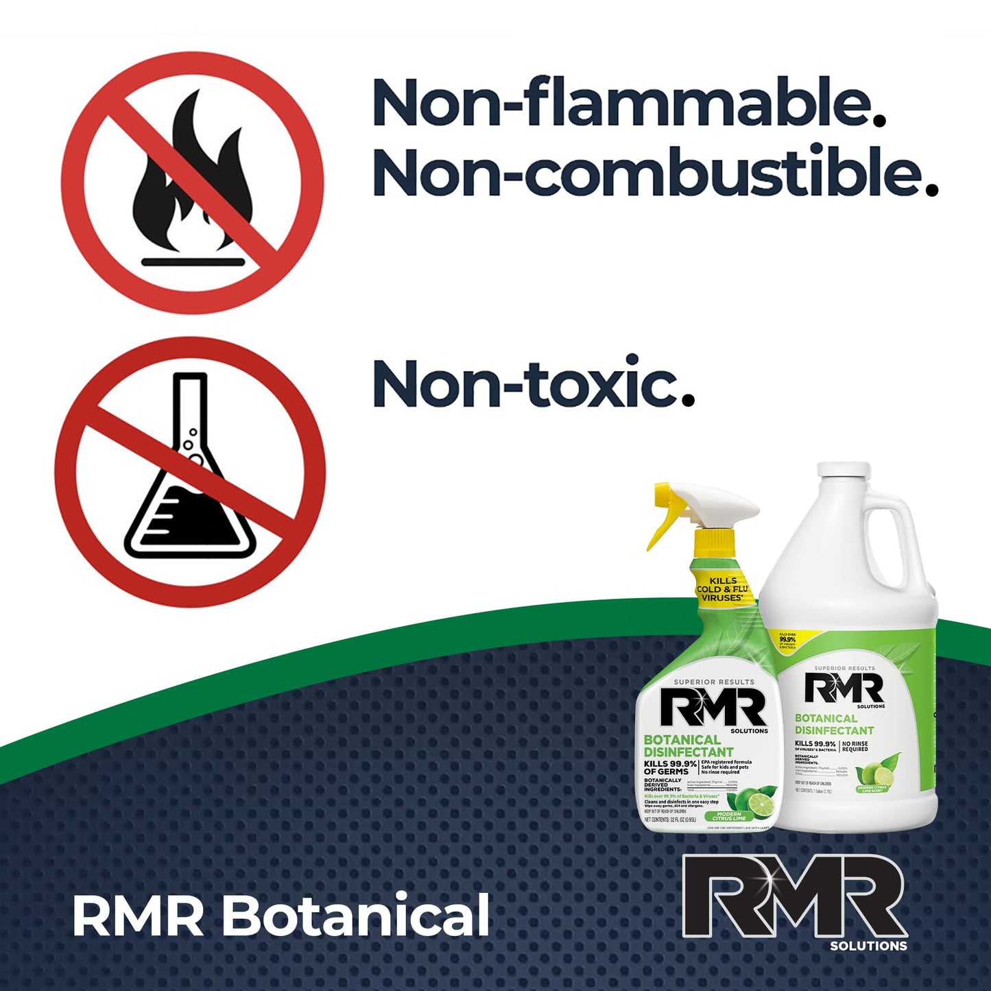 RMR Stain & Sanitation System -Instant Mold & Mildew Stain Remover + Botanical Disinfectant Cleaner, Indoor/Outdoor Cleaning Kit for Kitchens