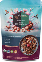 Artisana Organics Almond Granola - Gluten-Free, Vegan, Low Glycemic, Organic, Palm Oil-Free, Ancient Grains with Plant-Based Vitamin E, 10 oz