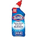 Clorox Toilet Bowl Cleaner Bleach, Rain Clean, 24 Fluid Ounces (Package May Vary)