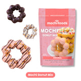 Mochi Foods Holiday Gift Set, Premium Rice Flour Baking Mix Collection with Mochi Donut Mix, Original Mochi Pancake Mix, Matcha Mochi Pancake Mix, 8 oz Packages