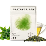 Tastings Tea Green Tea - 2.75 oz Loose Leaf | Enhanced Focus & Mental Clarity | Practice Mindfulness