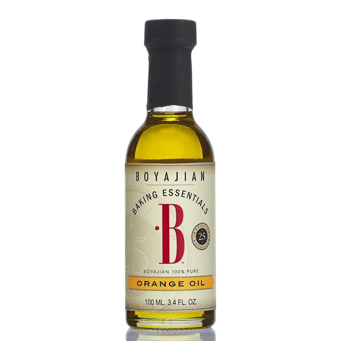 Boyajian Pure Orange Oil, 3.4 Fluid Ounce - Set of 4.