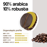 Dongio Caffe Milano Light Roast ESE 44mm Coffee Pods - 50 Count | Italian Espresso Pods, Intensity 6/10, Smooth Aroma, Rich Crema, Roasted in Italy