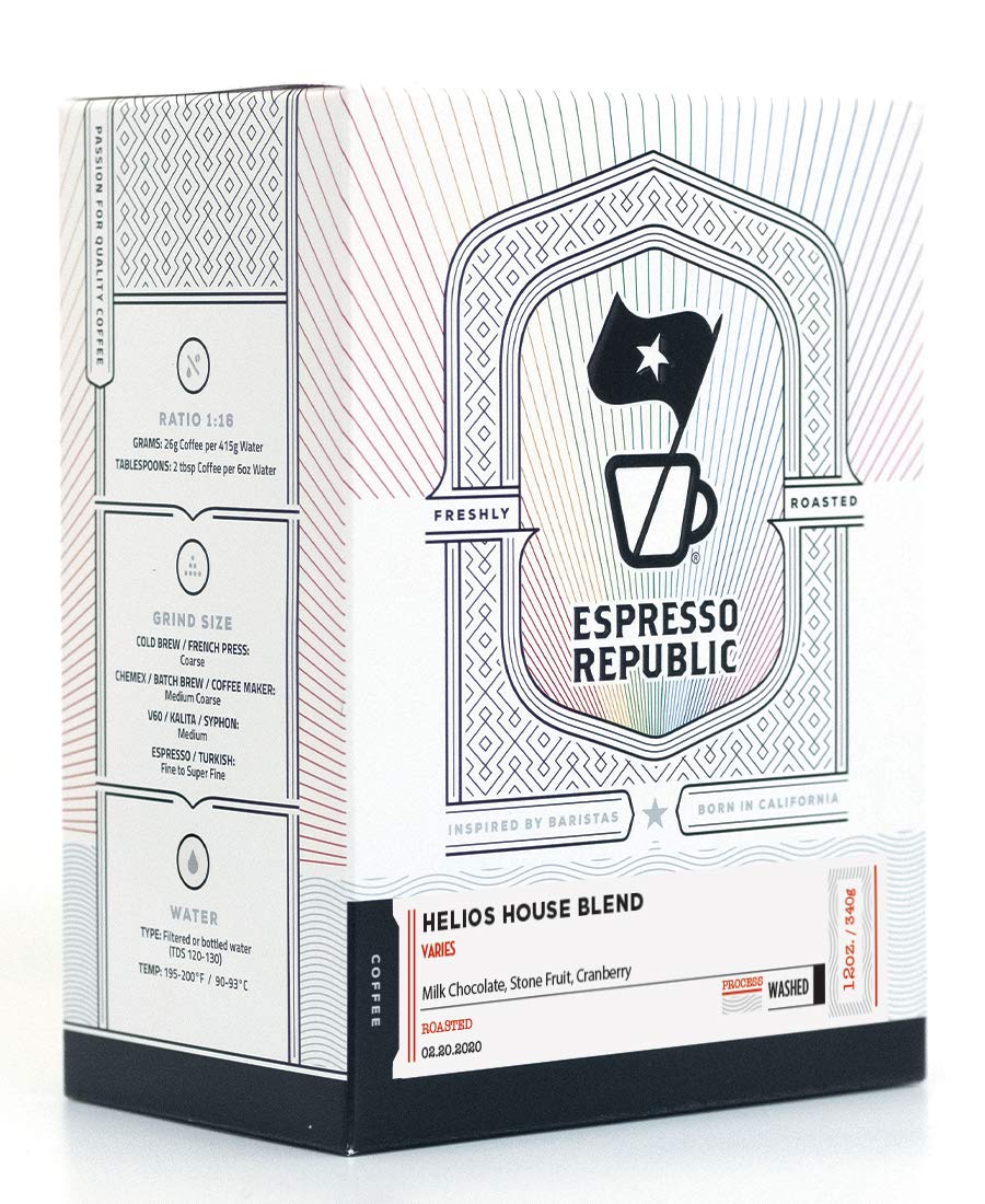 Espresso Republic - Helios House Blend - Specialty Coffee - 12oz Whole Bean