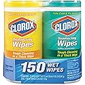 Clorox, Crisp Lemon with Fresh Scent Disinfecting Wipes, 2 Count