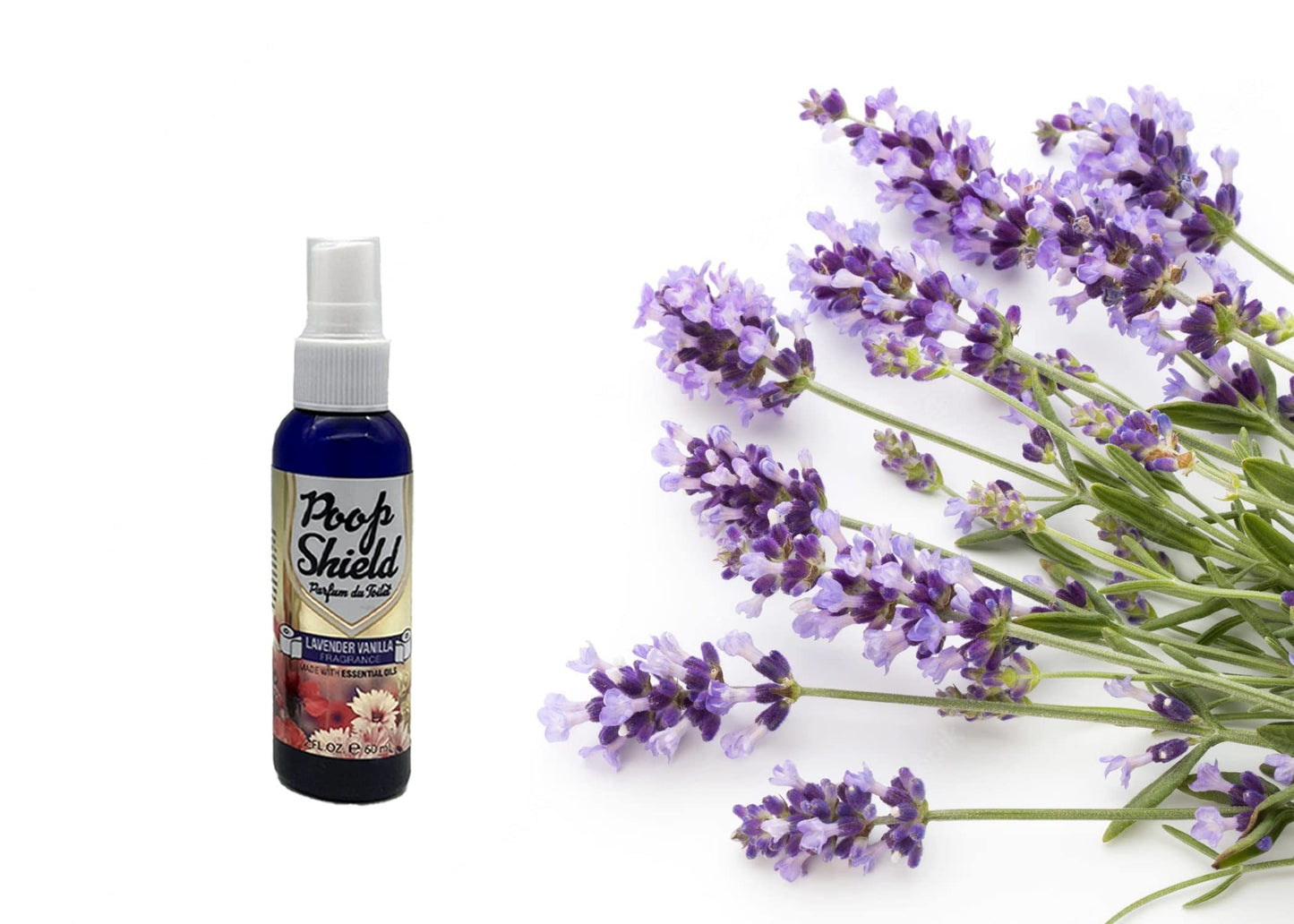 Mystic Romance POOP SHIELD 2 FL OZ 60ML, Lavender Vanilla