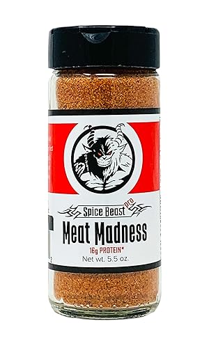 Spice Beast - Meat Madness Protein Enhanced Seasoning Mix - Low Sodium - Sugar Free - No MSG