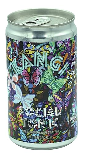Kangi Social Tonic - Zero Caffiene Energy - Ginseng Energy with Adaptogens, 7.5 fl oz