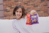 MySuperSnack Organic Granola Bites (Blueberry Acai) - 12 Snack Packs, Healthy Snacks for Kids, Nut Free