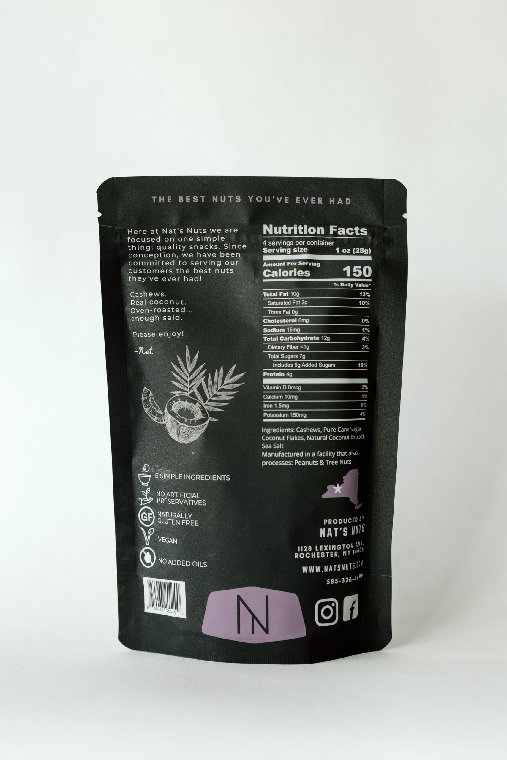 Toasted Coconut Cashews