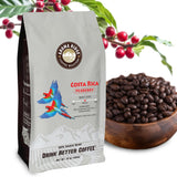 Costa Rica Peaberry| Whole Bean Coffee by Aroma Ridge | 16oz Medium Roast Gourmet Coffee Beans | Full Bodied Roasted Coffee Beans With Fruity Floral