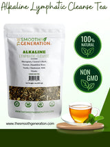 Alkaline Lymphatic Cleanse Tea, Herbal Blend for Detox and Drainage, 4 oz