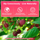 Raspberry Leaf Tea Bags 60 Count - 100% Pure Leaves | Natural Women’s Wellness Cycle Support Herbal Tea | Loose Leaf Caffeine Free