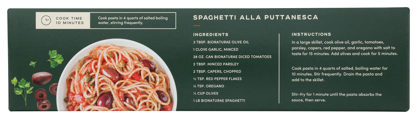 Bionaturae Organic Spaghetti, 16 OZ