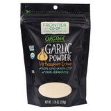 Frontier Co-op Organic Garlic Powder, 7.76-Ounce Bag, Pure and Natural Garlic Seasoning | Non-GMO and Kosher Certified | Add Flavor to Your Savory