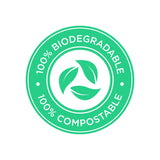 Aluf Plastics Biodegradable Compost Bags - 33 Gallon (50ct) ATSM #D6400 Approved - 100% Biodegradable for Industrial and Commerical Composting