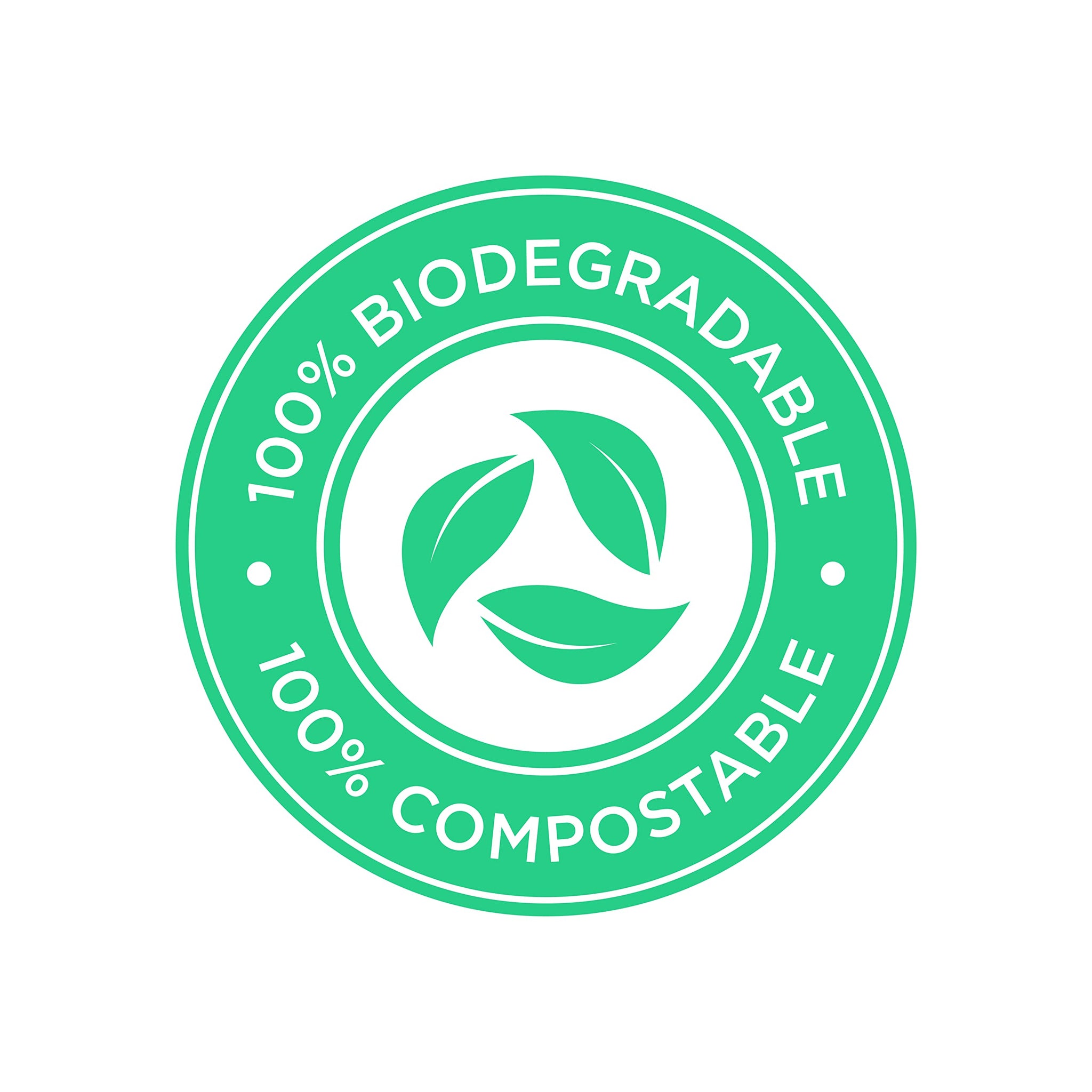 Aluf Plastics Biodegradable Compost Bags - 33 Gallon (50ct) ATSM #D6400 Approved - 100% Biodegradable for Industrial and Commerical Composting