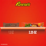 REESE'S TAKE 5 Pretzel, Peanut and Chocolate King Size, Candy Bars, 2.25 oz (18 Count)
