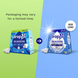 Dropps Oxi Booster Pods, Unscented (64 Count) - Laundry Whitener & Stain Remover | Free & Clear | Laundry Booster | Chlorine-Free Bleach Alternative |