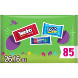 AIRHEADS, JOLLY RANCHER and TWIZZLERS Assorted Fruit Flavored, Easter Candy Bag, 26.16 oz (85 Pieces)