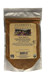 Starwest Botanicals, Organic Pumpkin Pie Spice, 4 oz