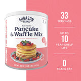 Buttermilk Pancake and Waffle Mix Can Emergency Food Supply, 33 Servings, 10 Year Shelf Life - Waffle and Pancake Mix Just Add Water, Instant