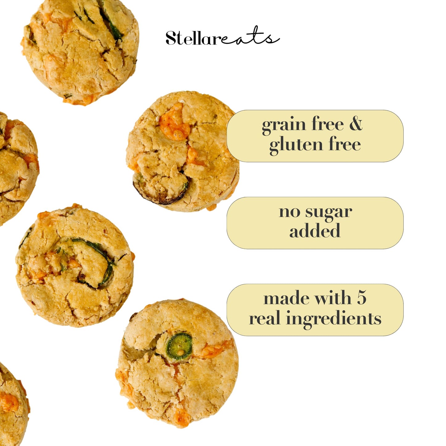 Stellar Eats Grain-Free Biscuit & Scone Baking Mix | Gluten-Free, Dairy-Free, Plant-Based, Paleo-Friendly | Buttery & Decadent Flavor | Almond