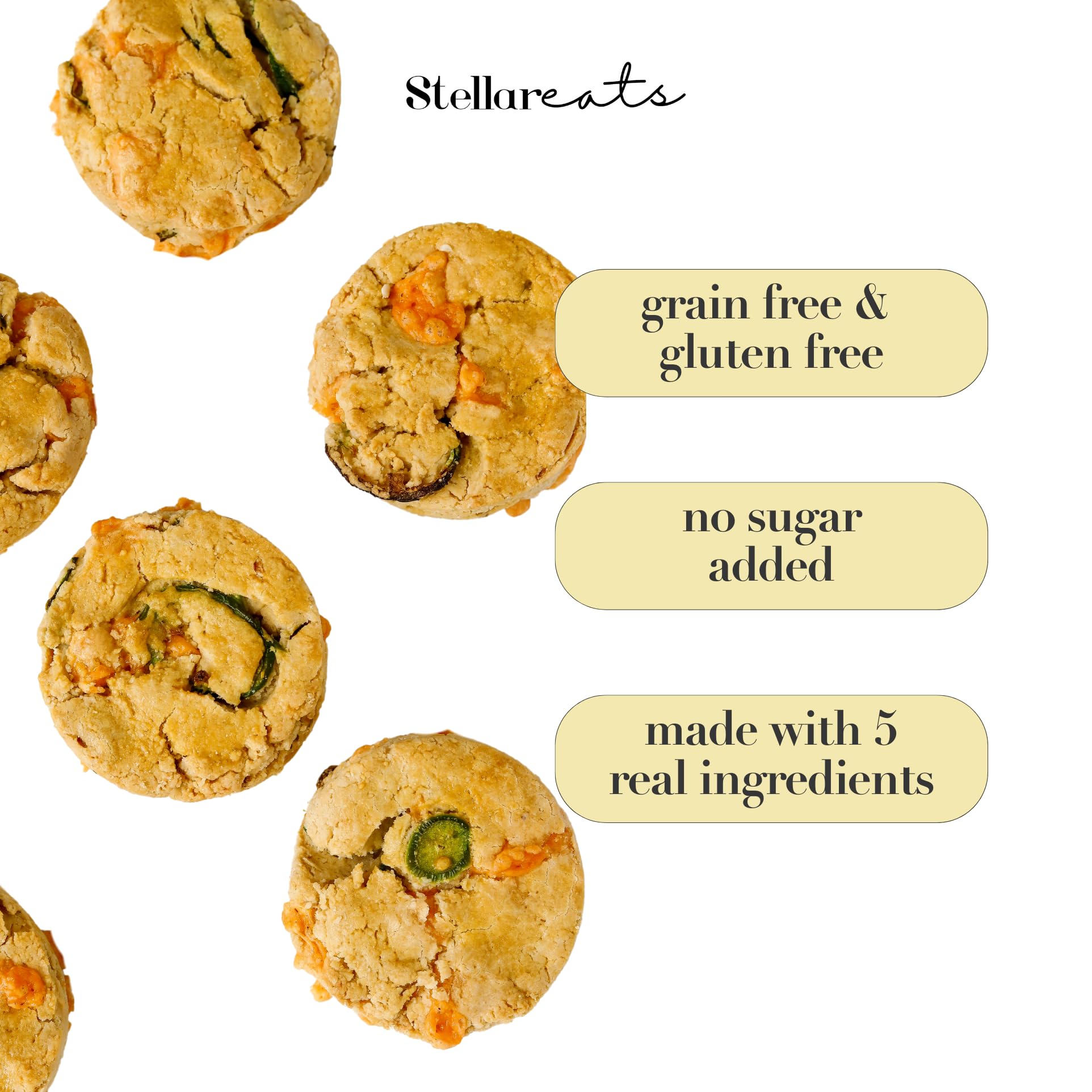 Stellar Eats Grain-Free Biscuit & Scone Baking Mix | Gluten-Free, Dairy-Free, Plant-Based, Paleo-Friendly | Buttery & Decadent Flavor | Almond