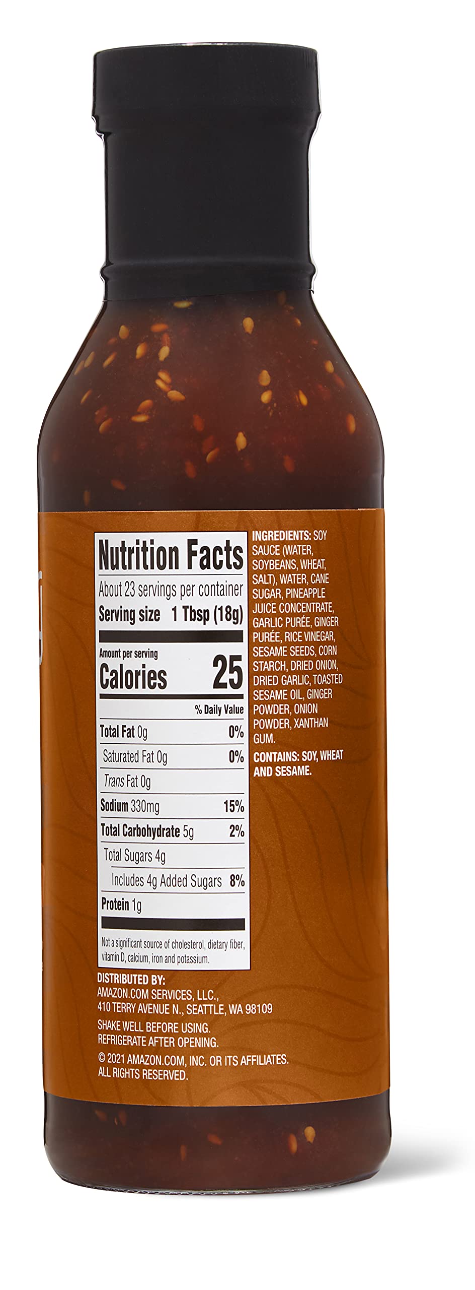 Amazon Brand - Aplenty, Japanese Teriyaki Sauce & Marinade, 14.5 oz