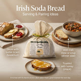 Bounty Foods Irish Soda Bread Mix 23 oz 3 Pack - Handcrafted in Montana, Traditional Recipe, Rustic Artisan Quick Bread Kit in Western-Style Bag