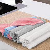 ZEKEROLL 12 Pack Kitchen Dish Cloths,Kitchen Dish Towels for Washing Dishes,Ultra Absorbent Coral Velvetl Kitchen Hand Towels Nonstick Oil No Odor