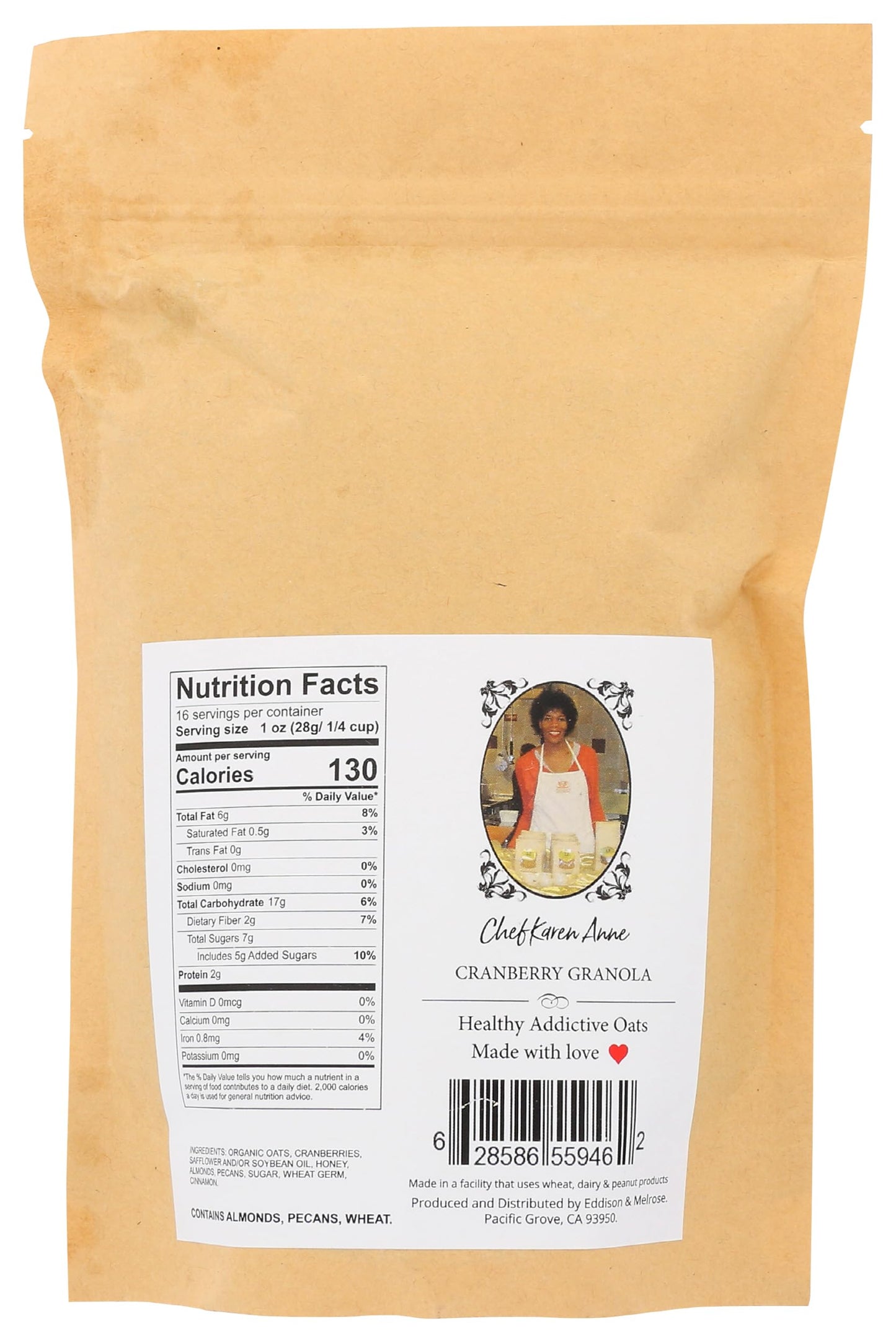Eddison & Melrose Cranberry Granola, 16 OZ