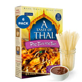 A Taste of Thai Pad Thai Rice Noodles | Restaurant-Quality Thai Flavor in Minutes | Vegan, Gluten-Free, Non-GMO, No Preservatives| Perfect