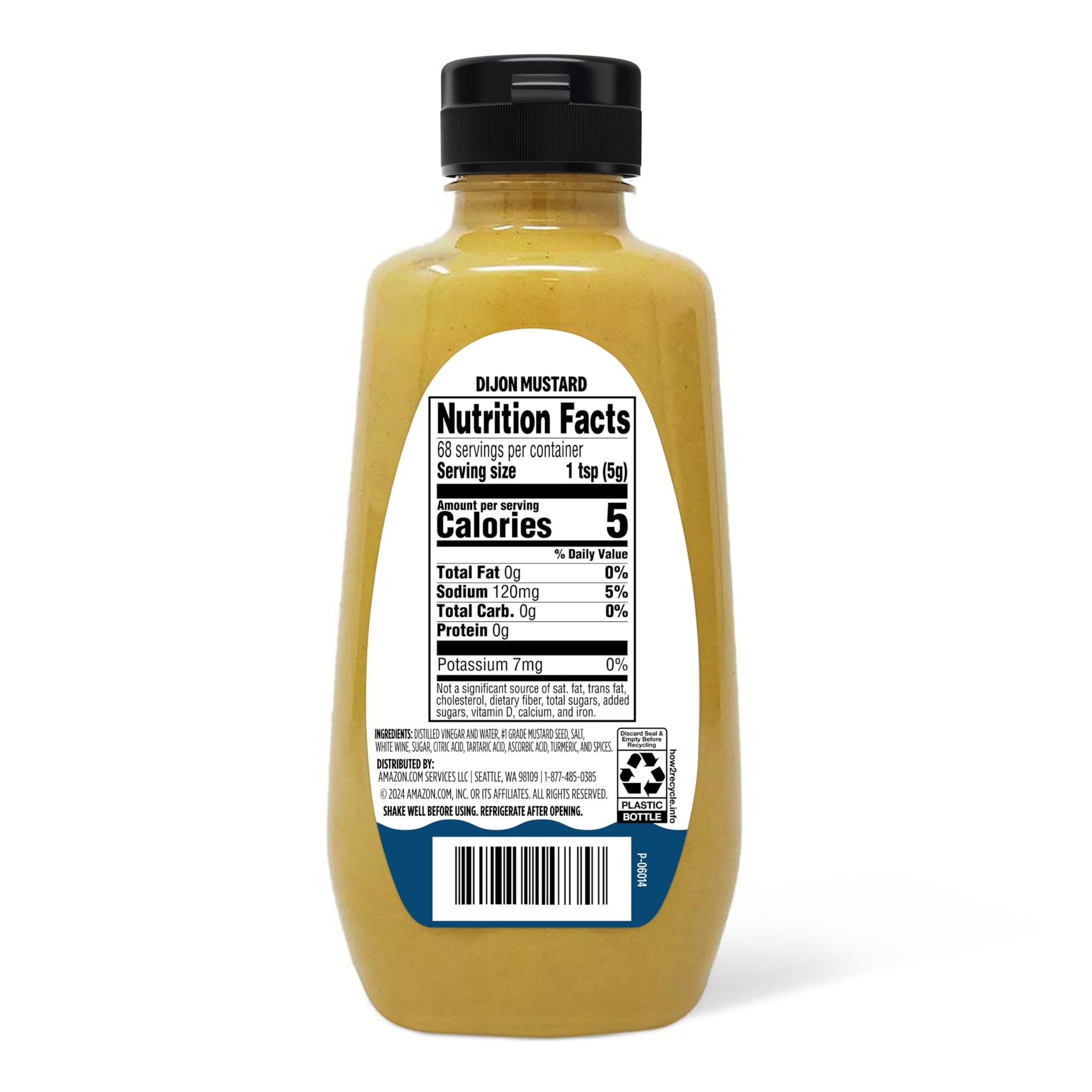 Amazon Grocery, Dijon Mustard, 12 Oz (Previously Happy Belly, Packaging May Vary)