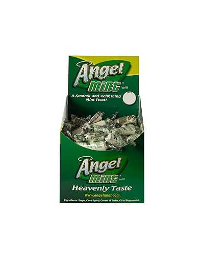 Original Angel Mint 40 oz box | Individually Wrapped Mint Treats | Old Fashion Candy |Pure and Natural | Fat Free | Gluten Free | Soy Free | Salt Free
