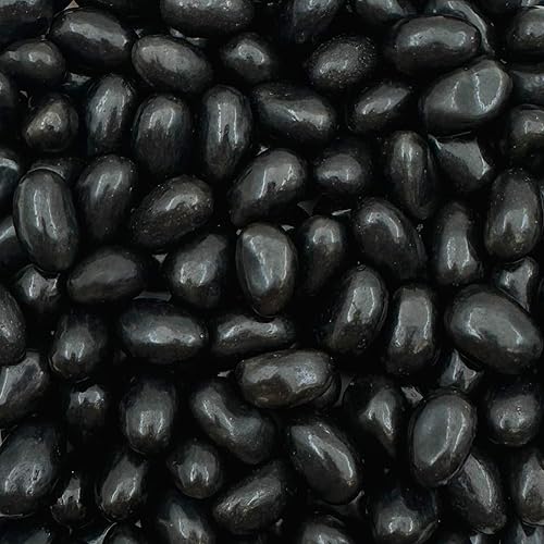 Black Licorice Jelly Beans | 2-Pound Pack | Licorice Candy | Black Jelly Beans for Holiday Buffets, Gifting, and Dessert Decorating | Old Fashioned