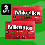Mike and Ike Cherry Candy, 2 Pack of Candy Boxes 0.78OZ Each, Ideal Mike and Ike Candy for Your Favorite Films, Perfect Candy for Sharing