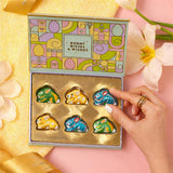 Easter Gift, Chocolate Card Gift Box, 6 Individually Wrapped Chocolates, Food Sweets Candy Gift Greeting, Holiday Present for Men, Women, Children