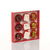 Lezzet, Assorted Turkish Delight, 100% Handmade Traditional Lokum, 9 Pieces, 7.05 oz (200gr)