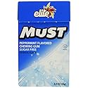 Elite Must Sf Peppermint Gum 0.9 oz (Pack of 16)